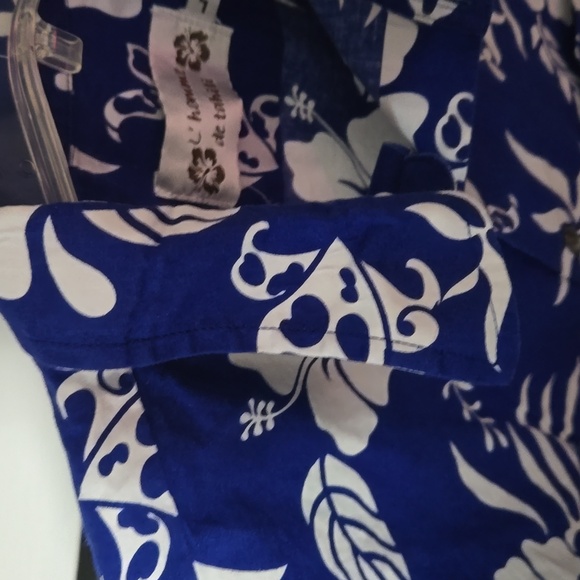 L' homme de tahiti tropical short sleeve shirt - Picture 5 of 10